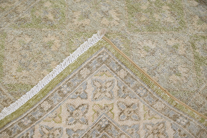 green Runner rug 2' 8" x 8' 6"