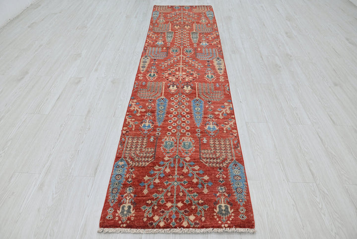 red Runner rug 2' 6" x 9' 4"