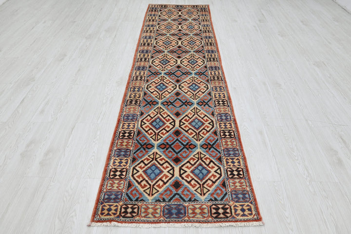 orange Runner rug 2' 7" x 10' 4"