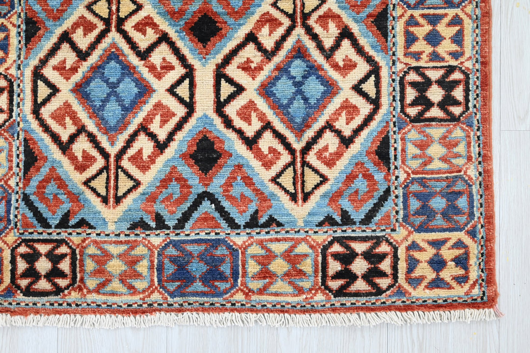 orange Runner rug 2' 7" x 10' 4"