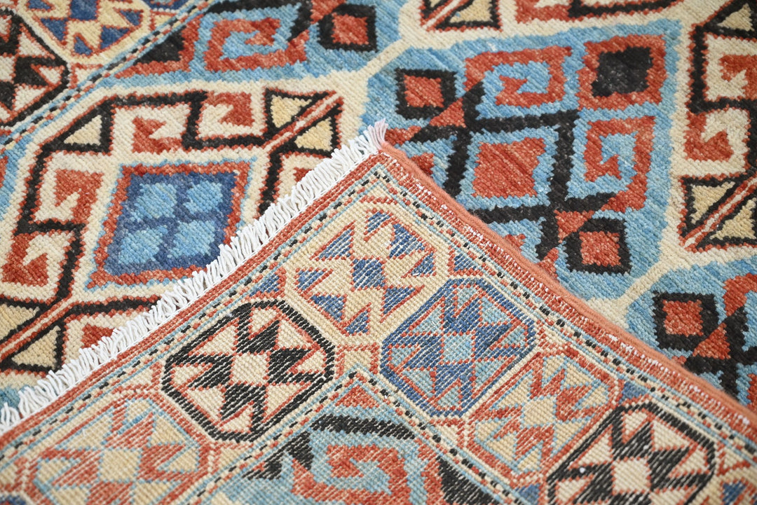 orange Runner rug 2' 7" x 10' 4"