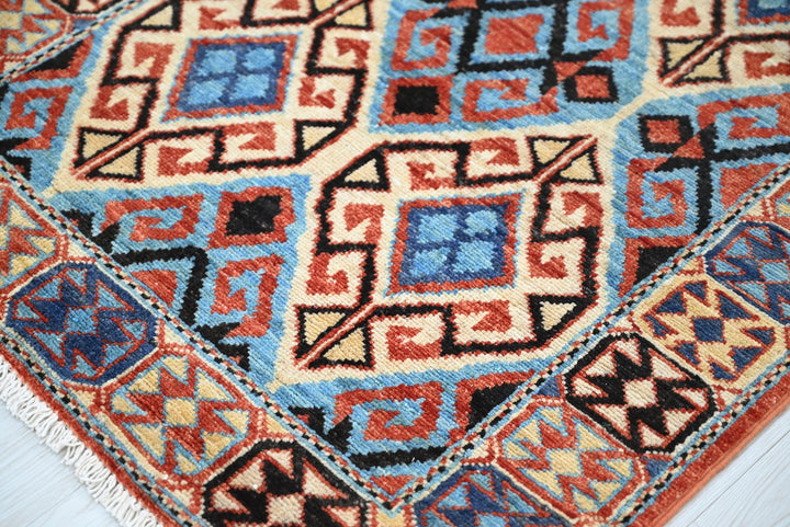 orange Runner rug 2' 7" x 10' 4"