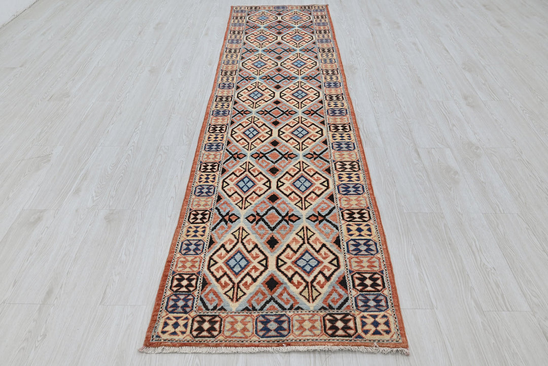 orange Runner rug 2' 7" x 10' 4"