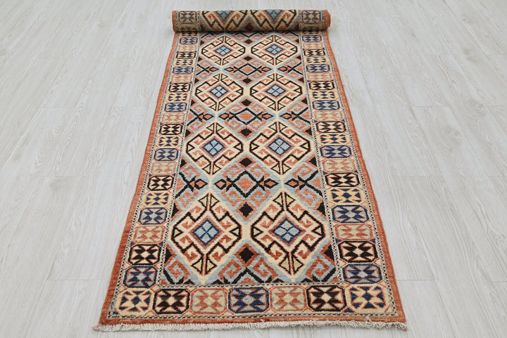orange Runner rug 2' 7" x 10' 4"