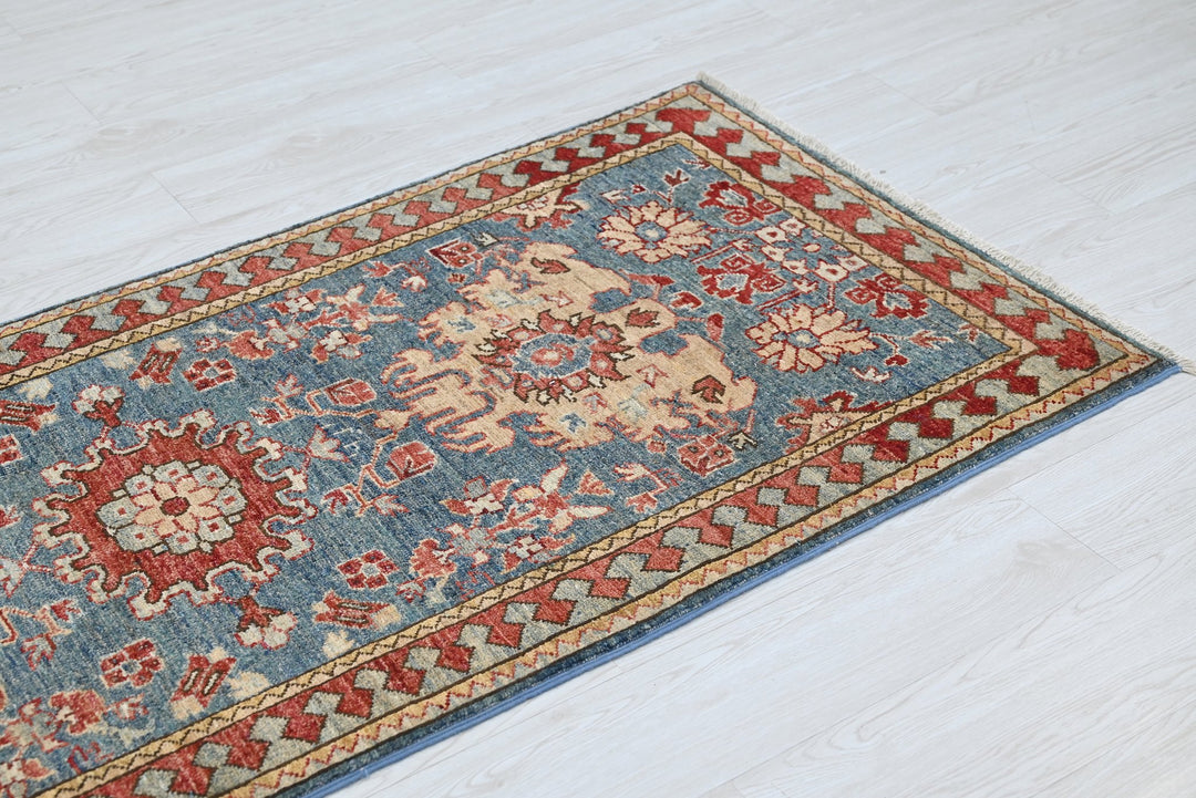 blue Runner rug 2' 8" x 8' 0"
