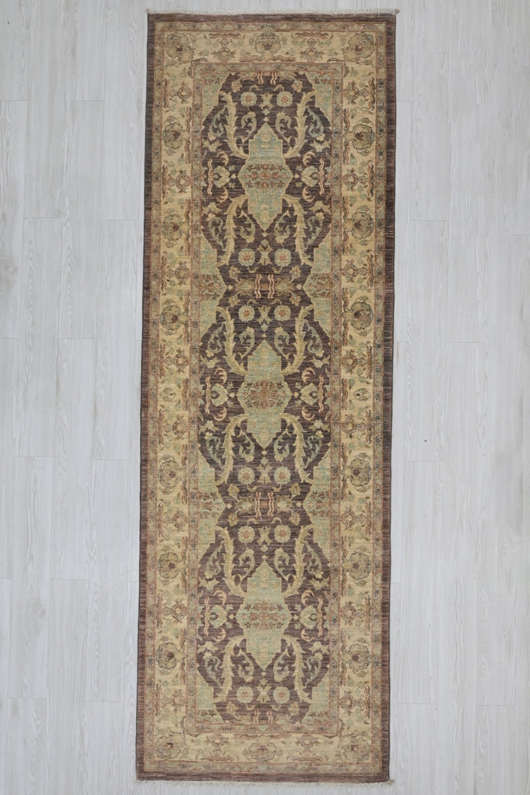 brown Runner rug 3' 2" x 9' 6"
