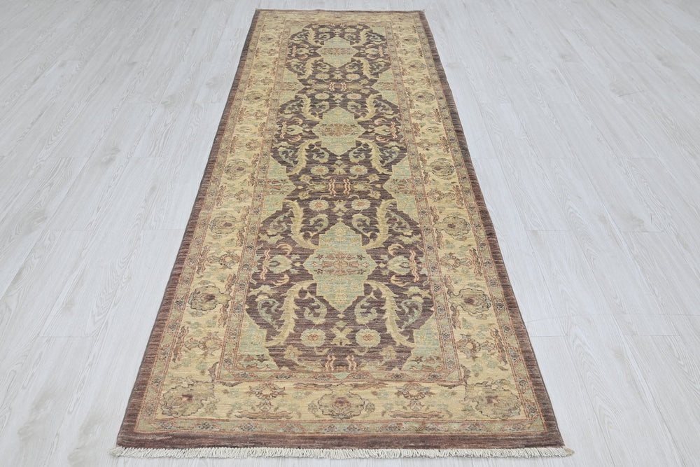brown Runner rug 3' 2" x 9' 6"