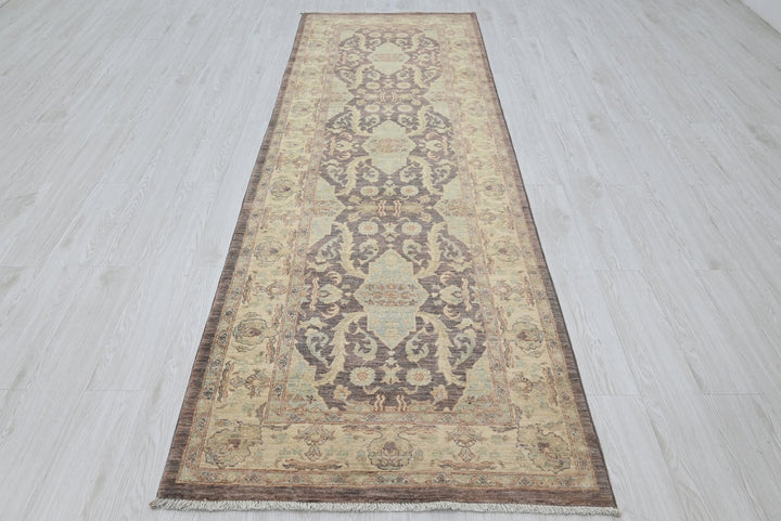 brown Runner rug 3' 2" x 9' 6"
