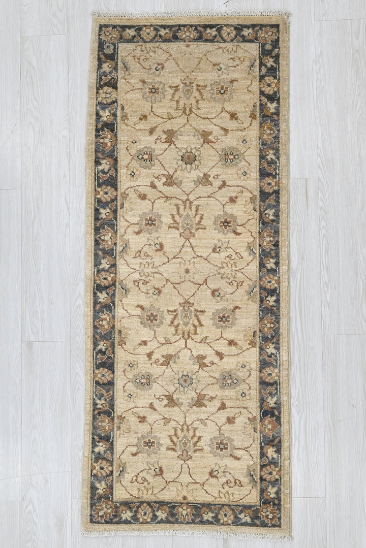 brown Runner rug 2' 0" x 4' 11"