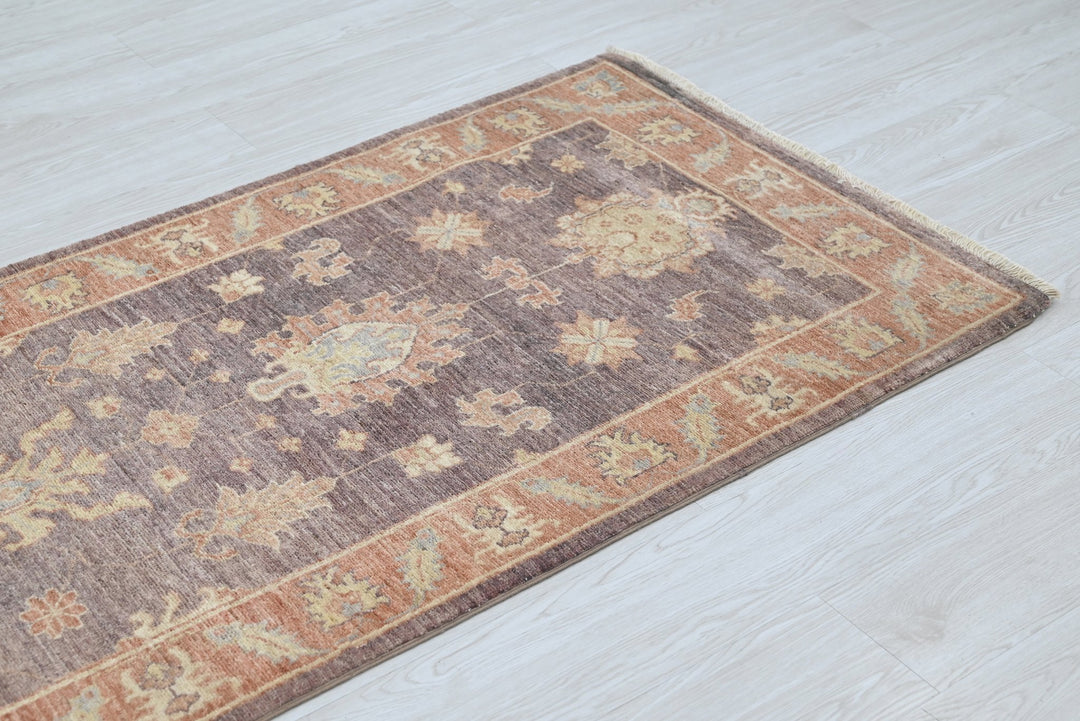 brown Runner rug 2' 8" x 8' 3"