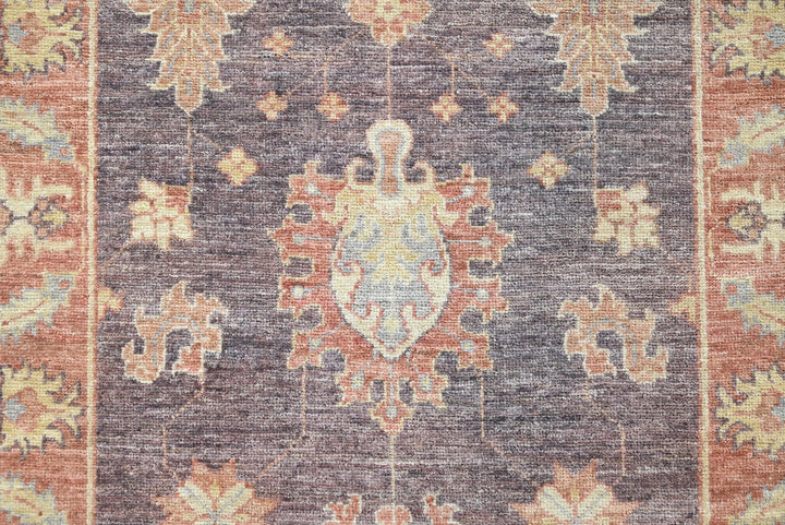 brown Runner rug 2' 8" x 8' 3"