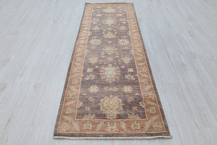 brown Runner rug 2' 8" x 8' 3"