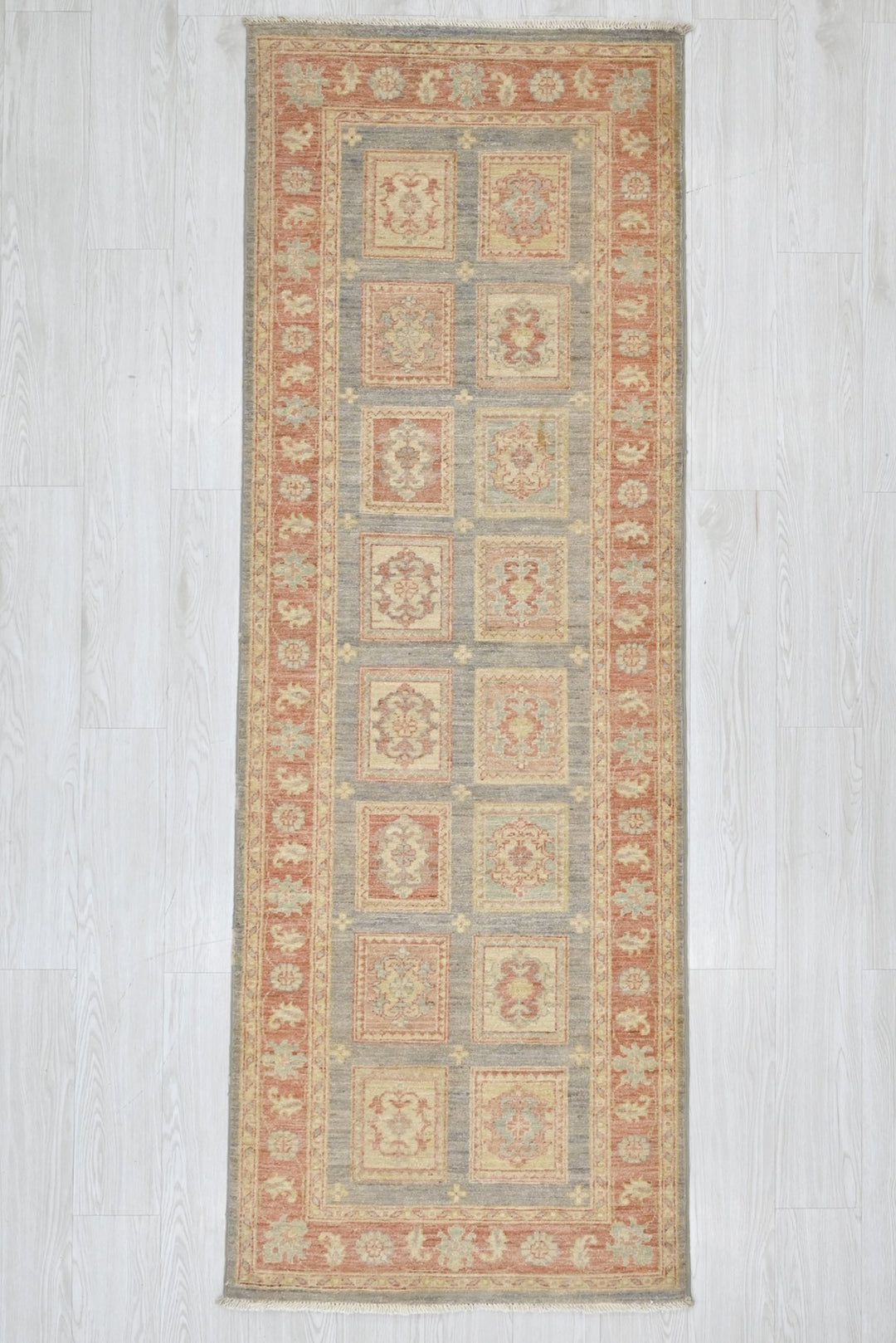 gray Runner rug 2' 7" x 8' 0"