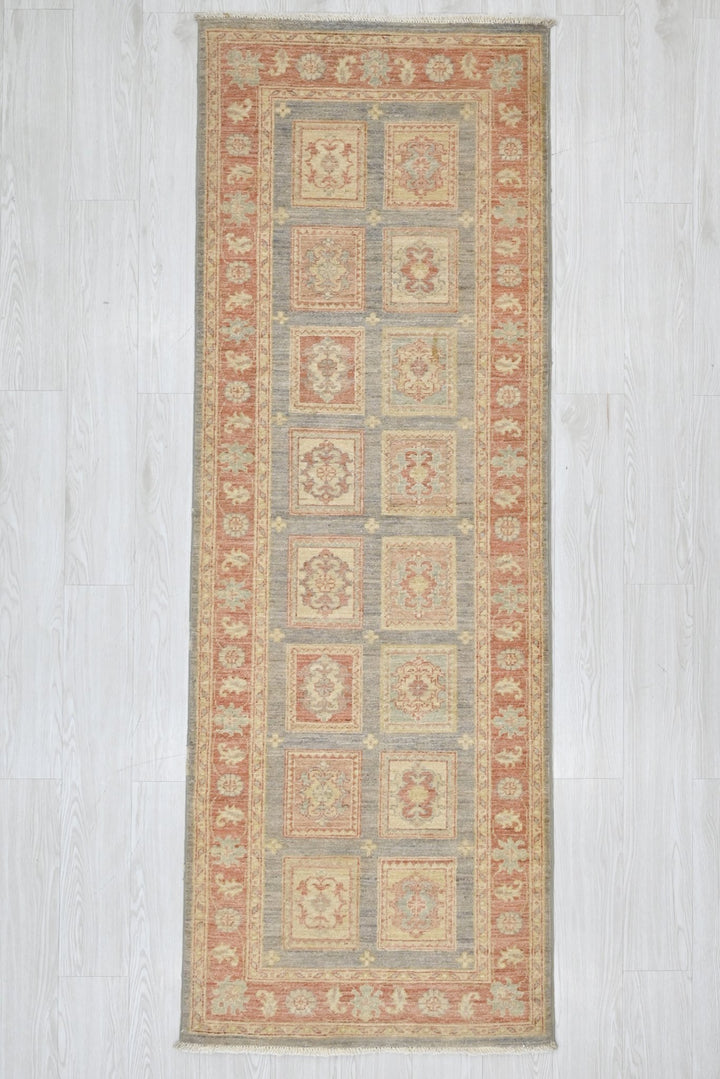 gray Runner rug 2' 7" x 8' 0"