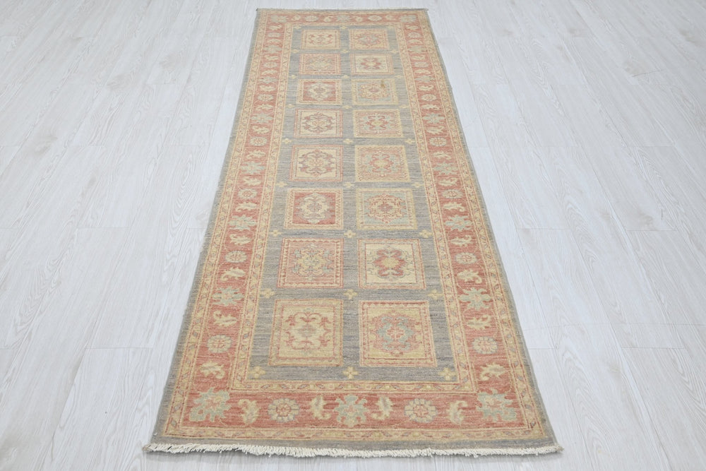 gray Runner rug 2' 7" x 8' 0"