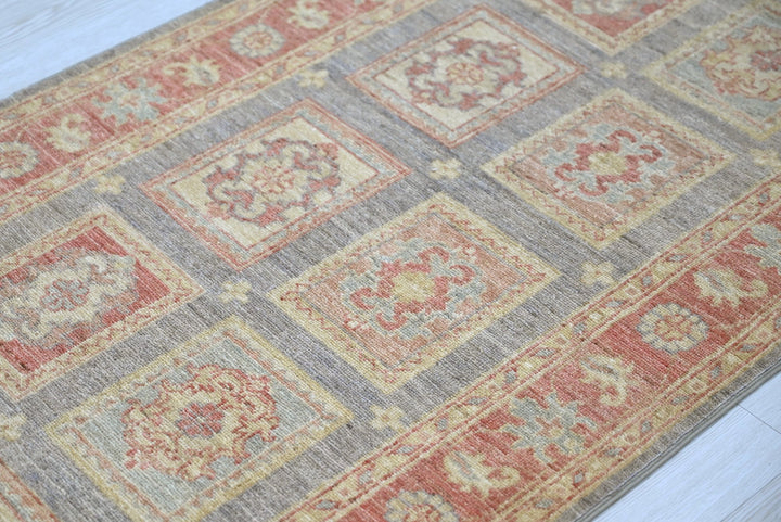gray Runner rug 2' 7" x 8' 0"