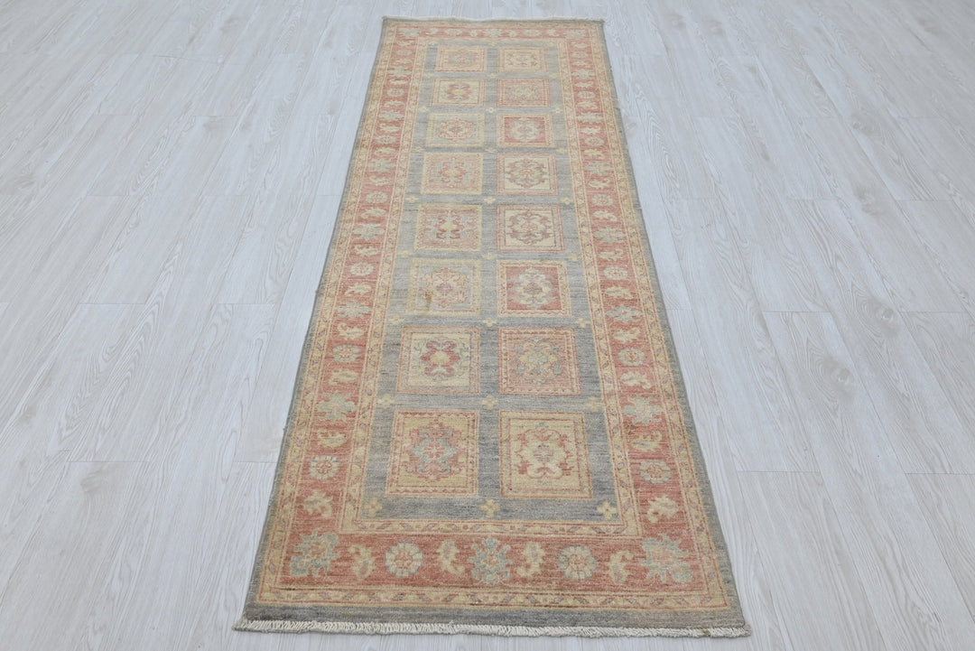 gray Runner rug 2' 7" x 8' 0"