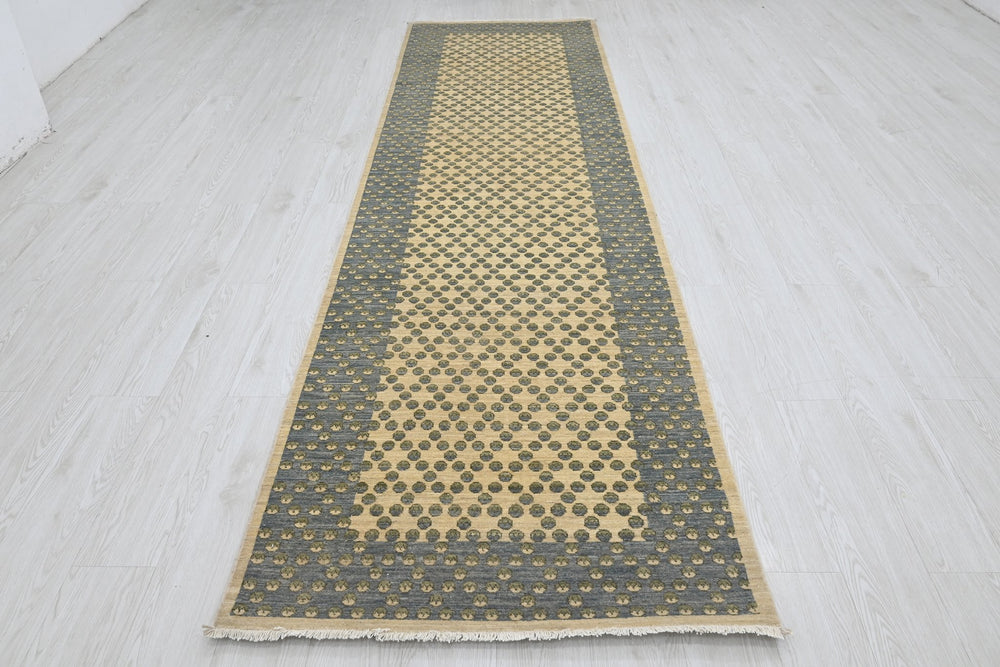 brown Runner rug 3' 1" x 11' 3"
