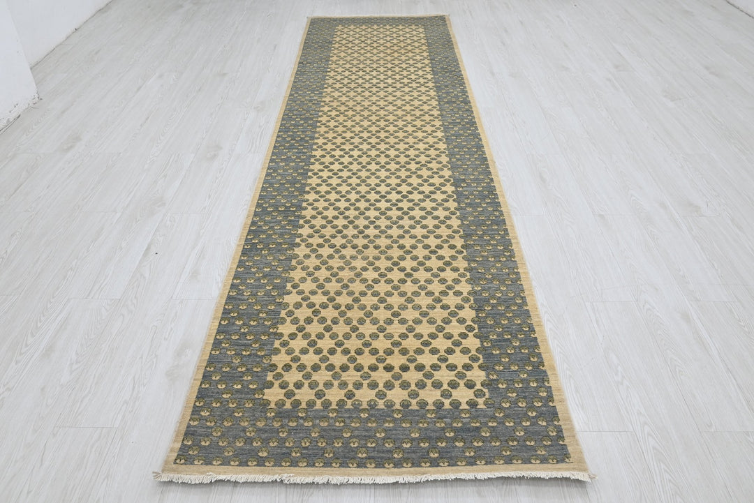 brown Runner rug 3' 1" x 11' 3"