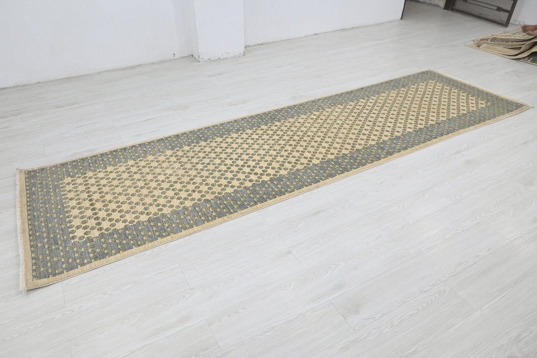 brown Runner rug 3' 1" x 11' 3"