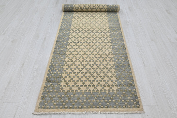 brown Runner rug 3' 1" x 11' 3"