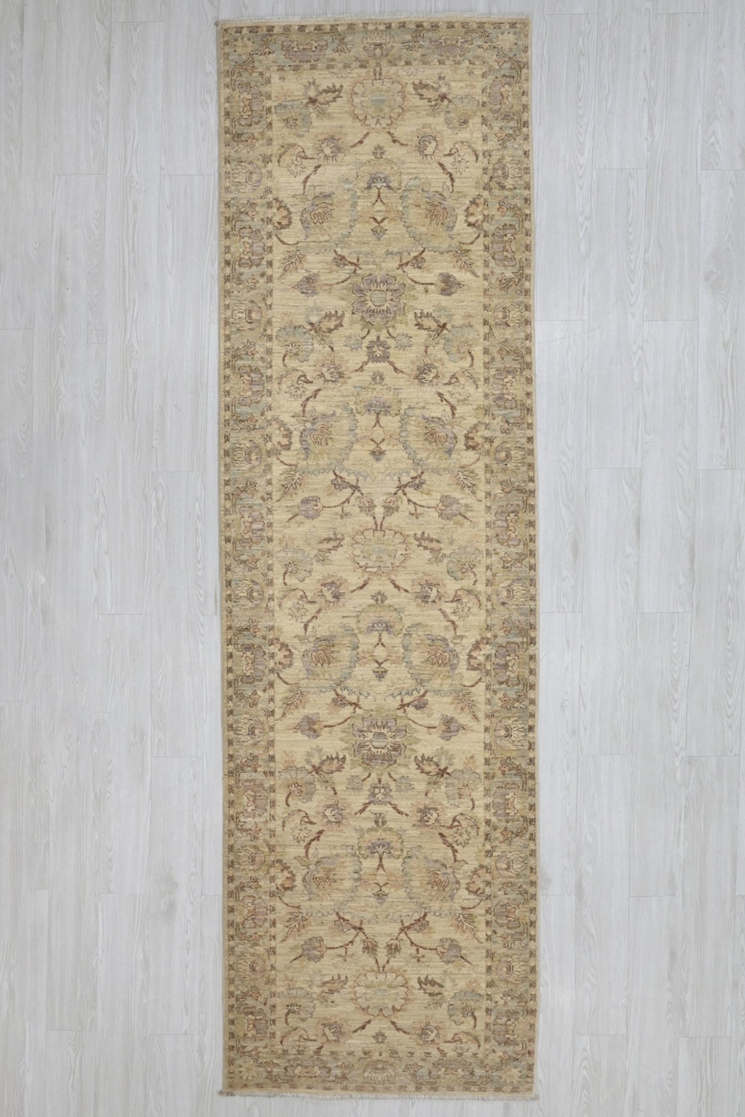 yellow Runner rug 2' 11" x 11' 1"