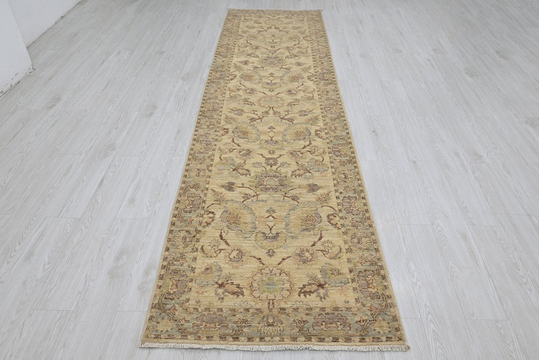 yellow Runner rug 2' 11" x 11' 1"