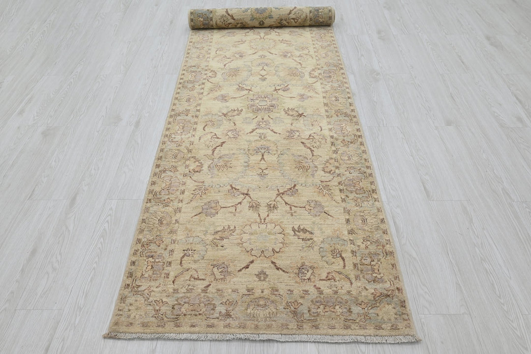 yellow Runner rug 2' 11" x 11' 1"