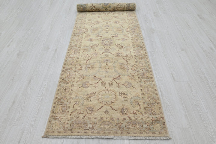 yellow Runner rug 2' 11" x 11' 1"