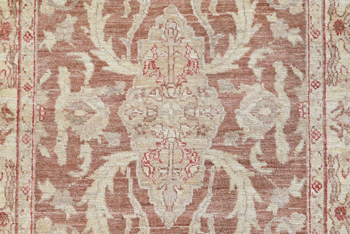 brown Runner rug 3' 1" x 11' 1"