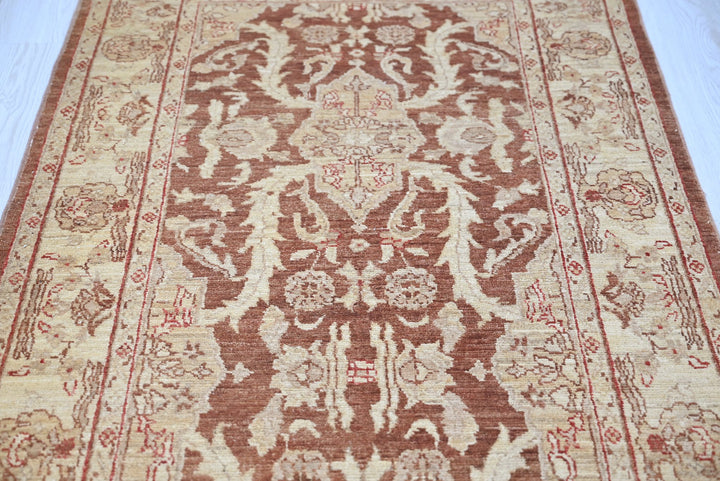 brown Runner rug 3' 1" x 11' 1"