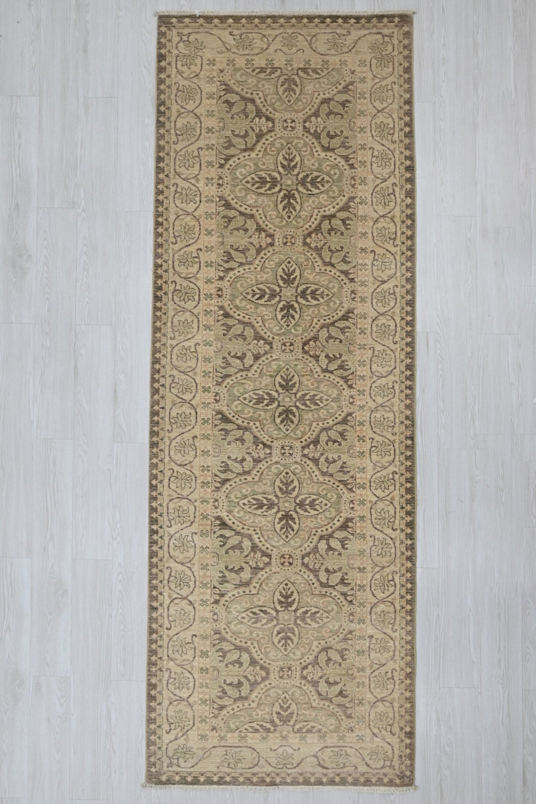 brown Runner rug 3' 3" x 9' 10"