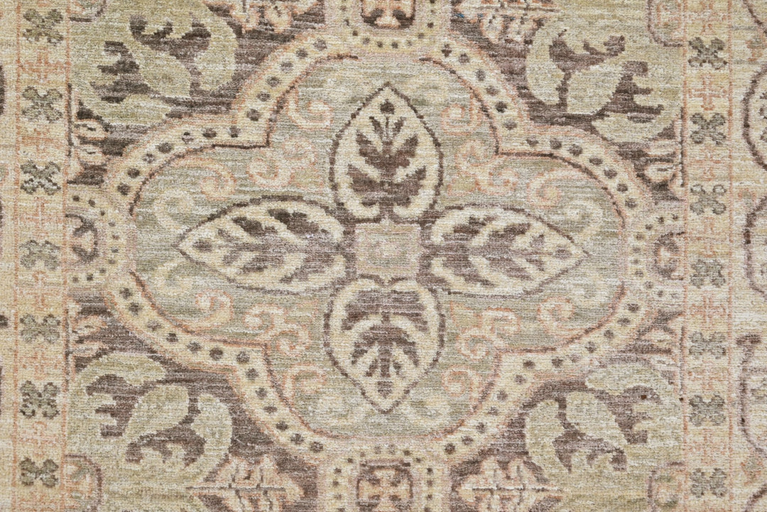 brown Runner rug 3' 3" x 9' 10"
