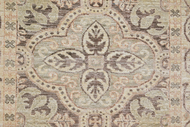 brown Runner rug 3' 3" x 9' 10"