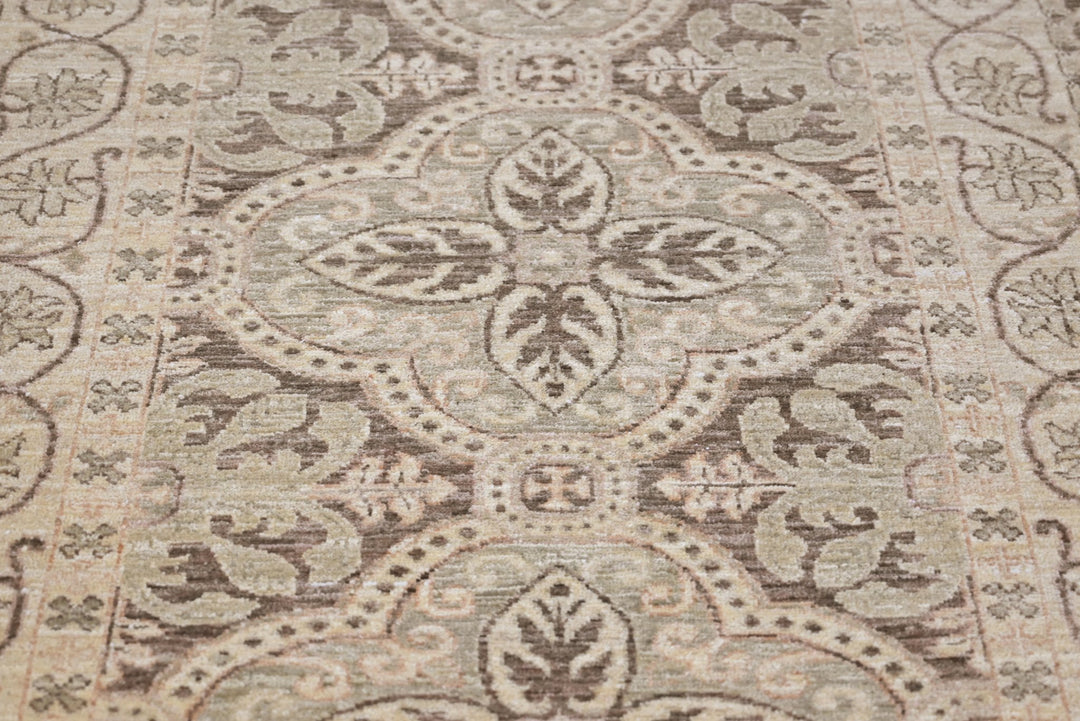 brown Runner rug 3' 3" x 9' 10"