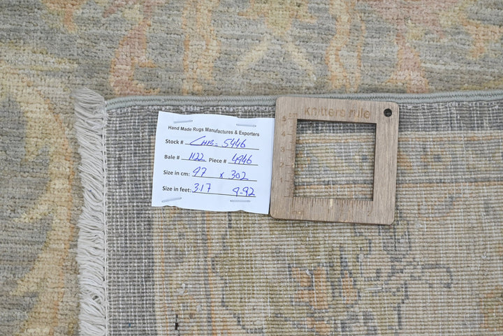 brown Runner rug 3' 2" x 9' 11"