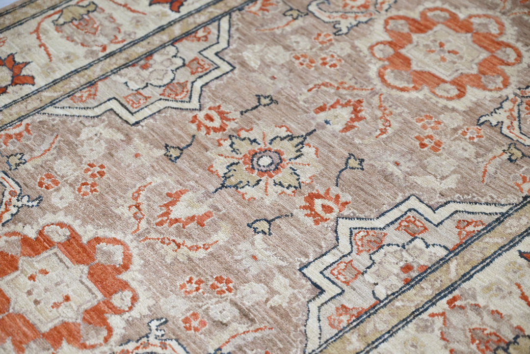 brown Runner rug 3' 4" x 10' 9"