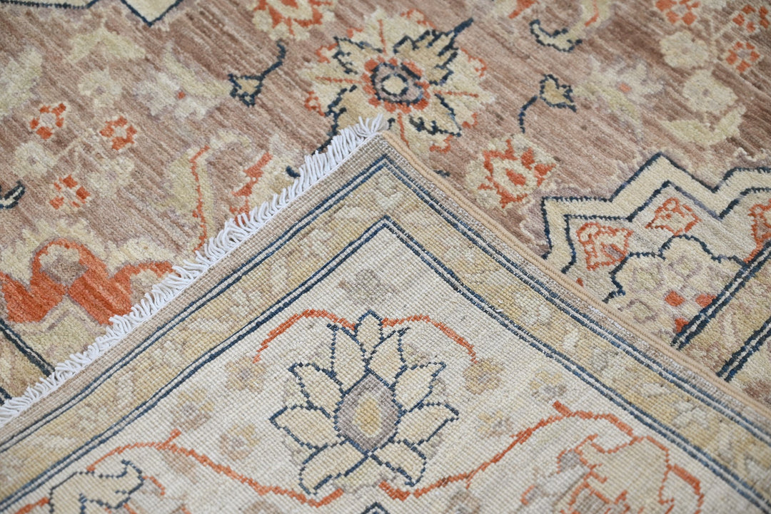 brown Runner rug 3' 4" x 10' 9"
