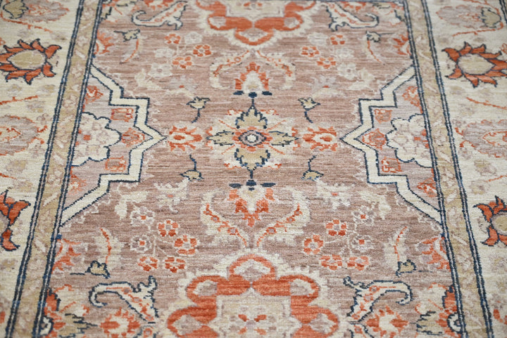 brown Runner rug 3' 4" x 10' 9"
