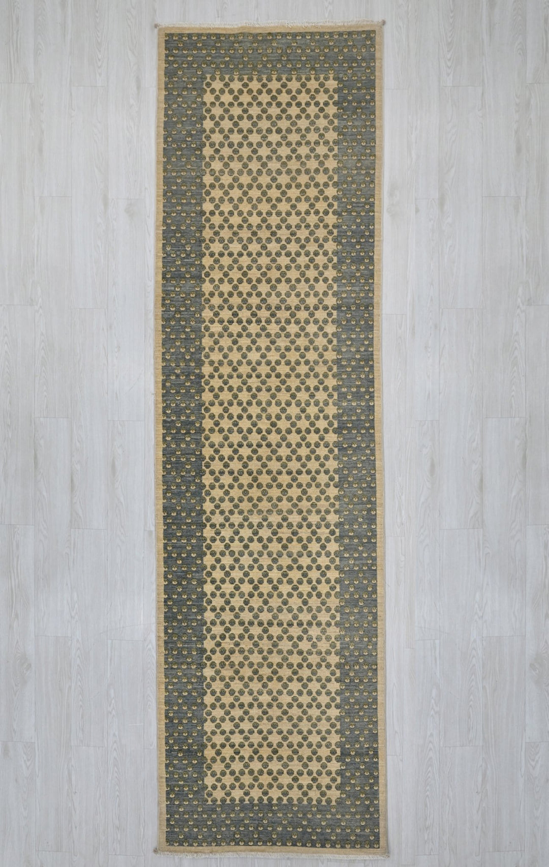 brown Runner rug 3' 1" x 11' 2"