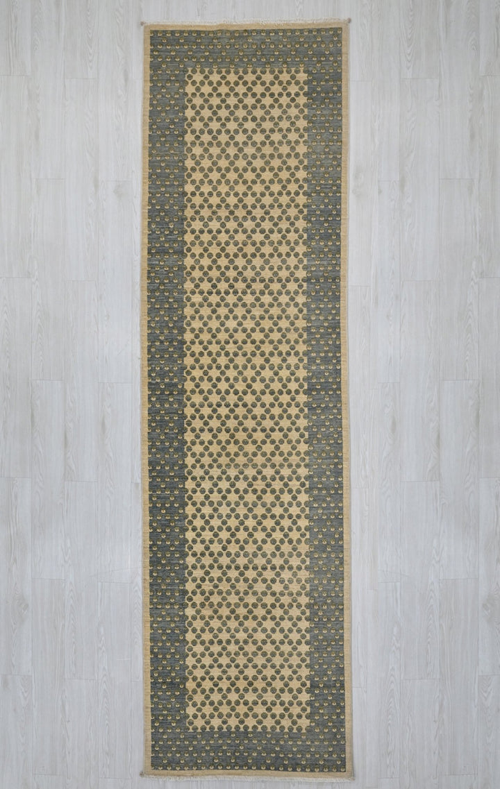 brown Runner rug 3' 1" x 11' 2"