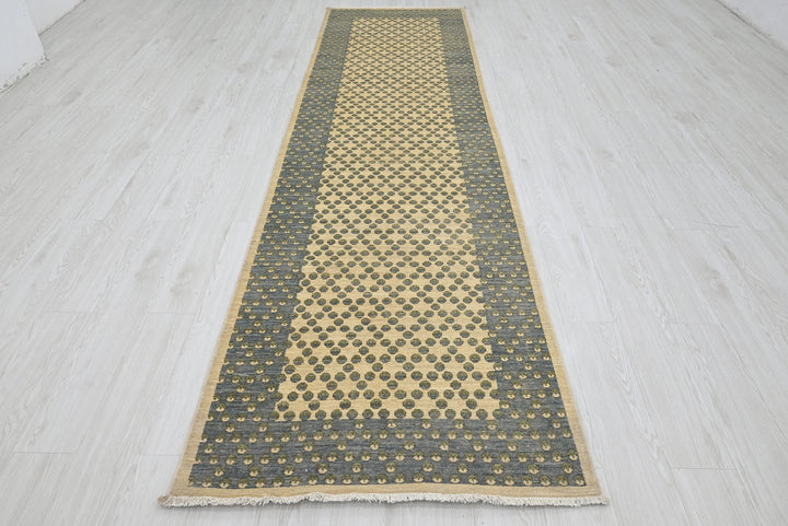 brown Runner rug 3' 1" x 11' 2"