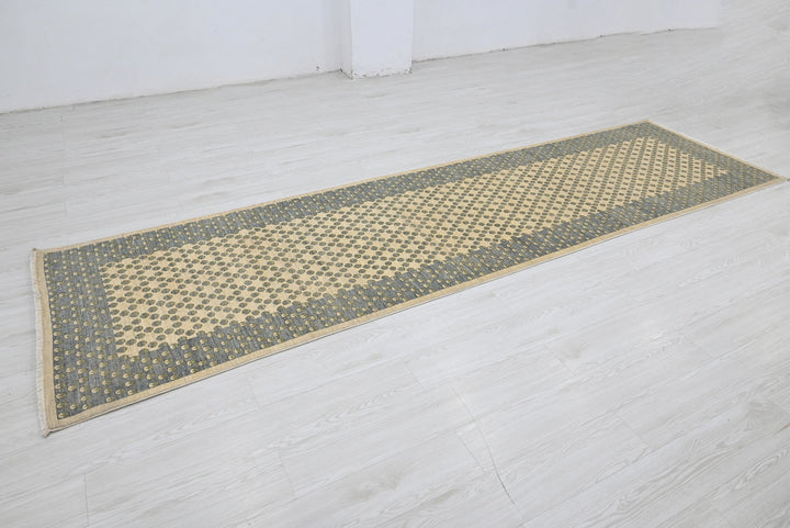 brown Runner rug 3' 1" x 11' 2"