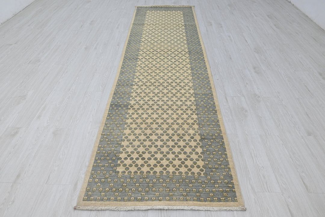 brown Runner rug 3' 1" x 11' 2"