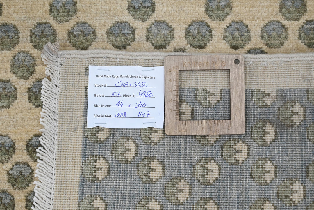 brown Runner rug 3' 1" x 11' 2"