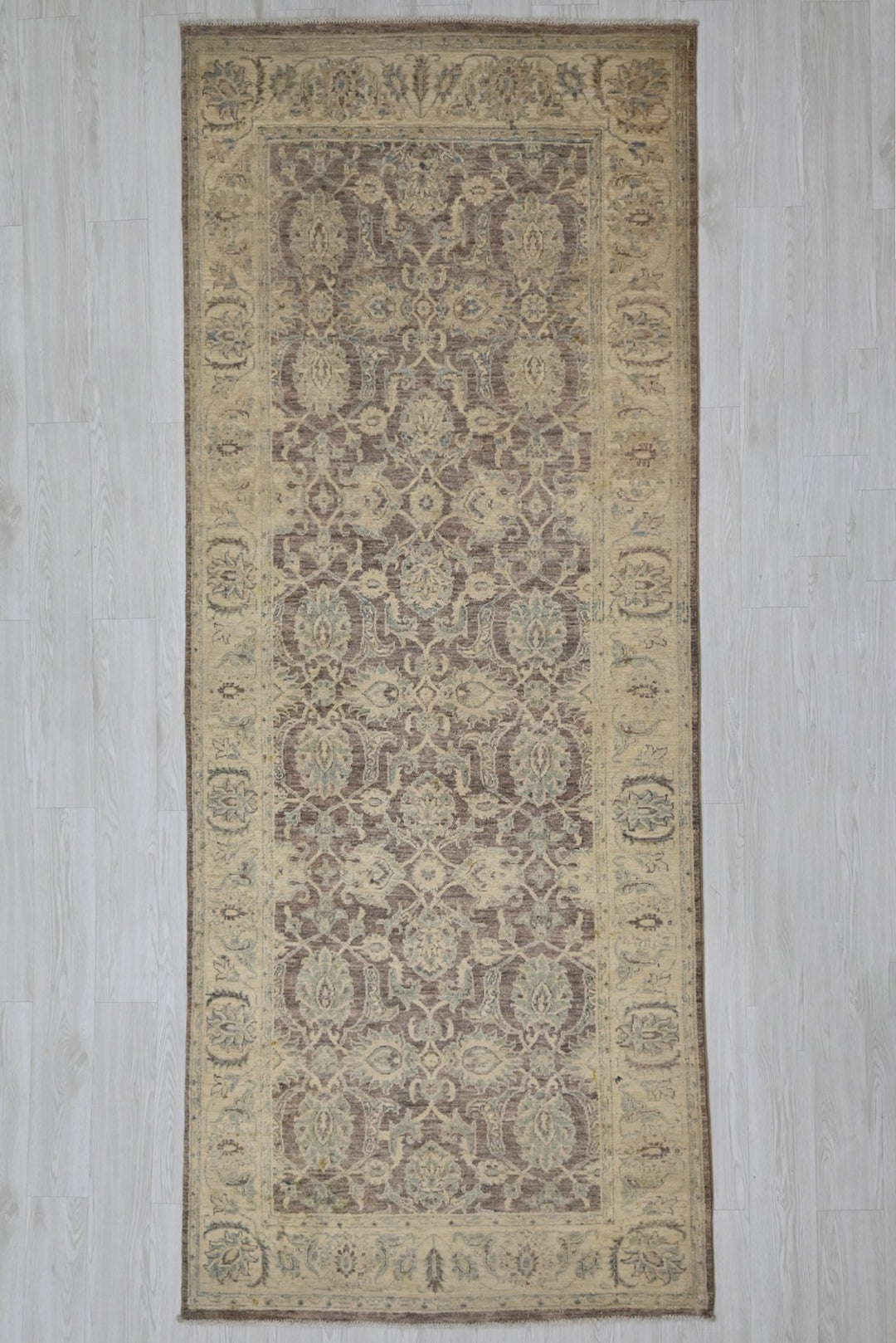 brown Runner rug 3' 11" x 9' 8"