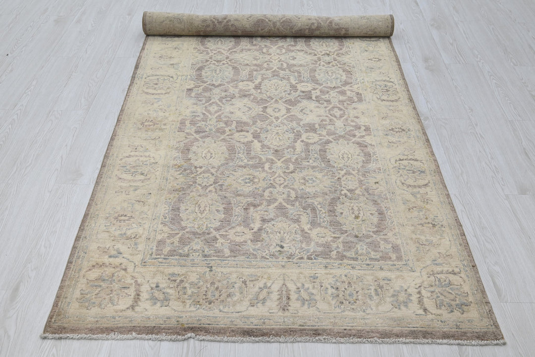 brown Runner rug 3' 11" x 9' 8"