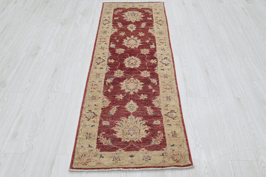 red Runner rug 2' 1" x 6' 2"