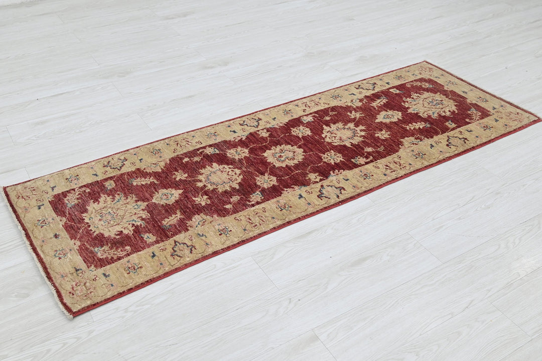 red Runner rug 2' 1" x 6' 2"