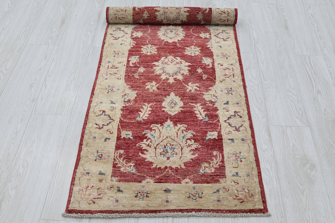 red Runner rug 2' 1" x 6' 2"